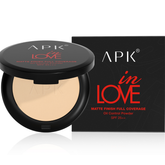 APK Matte Finish Full Coverage Oil Control Powder SPF25++
