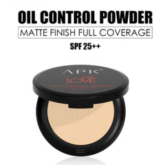 APK Matte Finish Full Coverage Oil Control Powder SPF25++