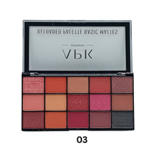 APK Reloaded Palette 15-Color Basic Mattes Eyeshadow