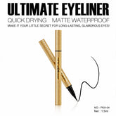 Intense Black Waterproof Eyeliner - Long Lasting Line Tattoo