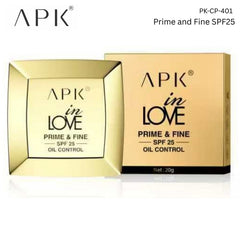 APK Prime and Fine Matte Pressed Powder – Oil Control and SPF25