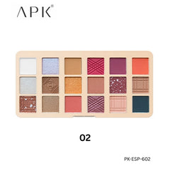 APK Eyeshadow Palette: 18-Color Matte & Shimmer Collection (4 Variants)