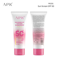 APK Sun Screen SPF 50 with New Formula - Waterproof Protection