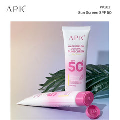 APK Sun Screen SPF 50 with New Formula - Waterproof Protection