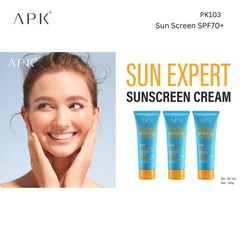 APK Sun Screen SPF 70 with New Formula - Waterproof Protection
