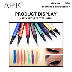 APK Glitter Eyeliner – Waterproof, Long-Lasting