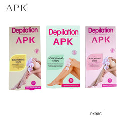 APK Depilation Body Waxing Strips – Smooth Skin Hair Removal (20 Strips)