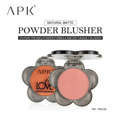 APK Natural Matte Pressed Powder Blusher | Transparent and Lightweight