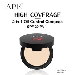 APK Full Coverage 2-in-1 Oil Control Compact Powder SPF30 PA++