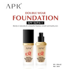 APK Double Wear Foundation SPF 10/PA++ | Moisturizing Long-lasting Coverage