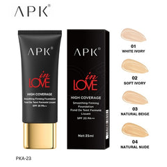 APK High Coverage Smoothing Firming Foundation SPF 20 PA++ – Matte, Long Lasting