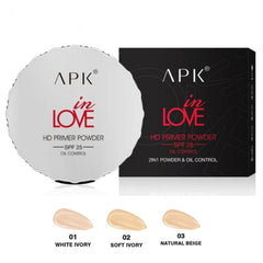 APK 2in1 HD Primer Powder SPF25 – Oil Control, Sun Protection