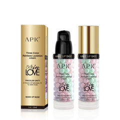 APK 3-Color Rainbow Isolation Cream - Tricolor Makeup Base