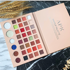 APK 38 Colors Makeup Palette – Matte, Shimmer and Glitter