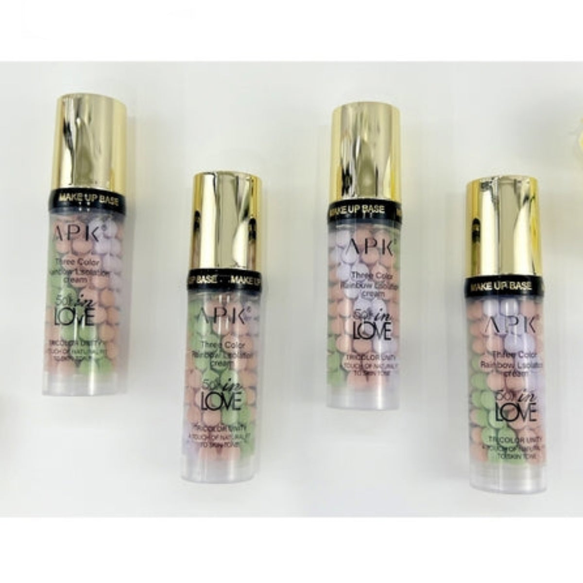 APK 3-Color Rainbow Isolation Cream - Tricolor Makeup Base