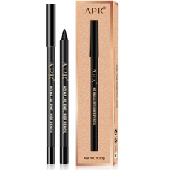 APK Auto Kajal Eyeliner Pencil - Jet Black Waterproof HD Eyeliner