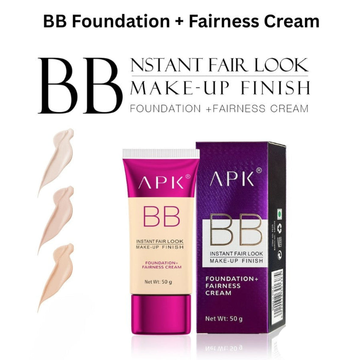 APK BB Foundation + Fairness Cream - Instant Fair Look Makeup Base