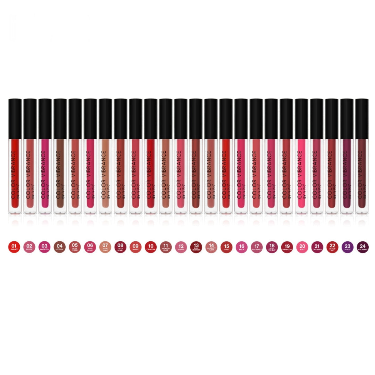 APK Color Vibrance Liquid Matte Lipstick – Long-Lasting