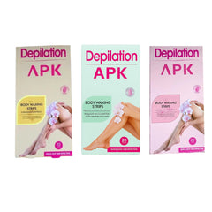 APK Depilation Body Waxing Strips – Smooth Skin Hair Removal (20 Strips)