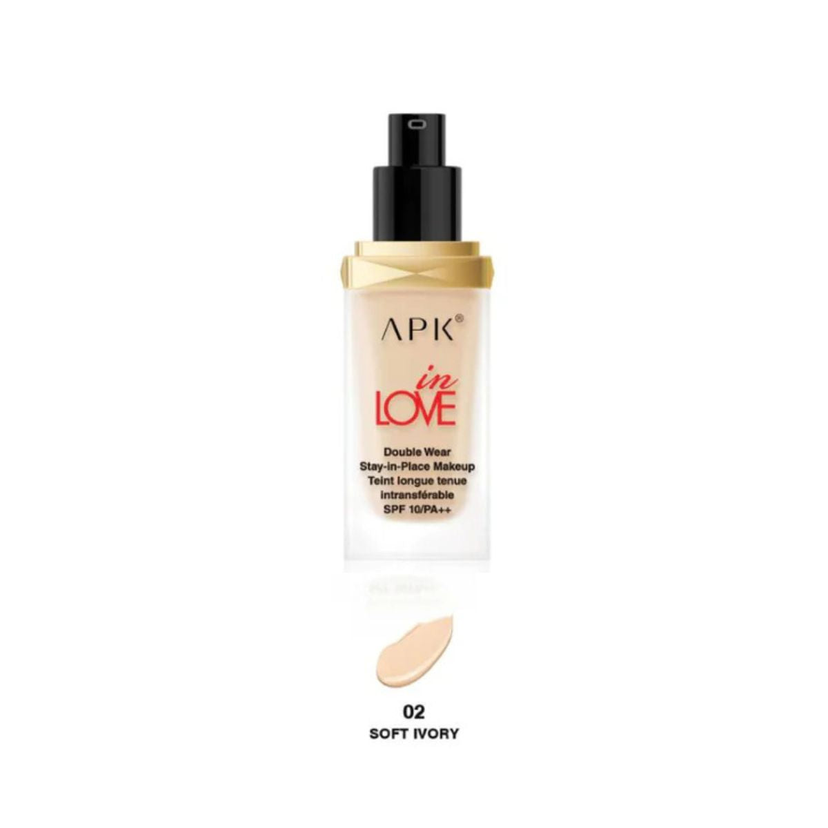 APK Double Wear Foundation SPF 10/PA++ | Moisturizing Long-lasting Coverage