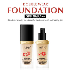 APK Double Wear Foundation SPF 10/PA++ | Moisturizing Long-lasting Coverage