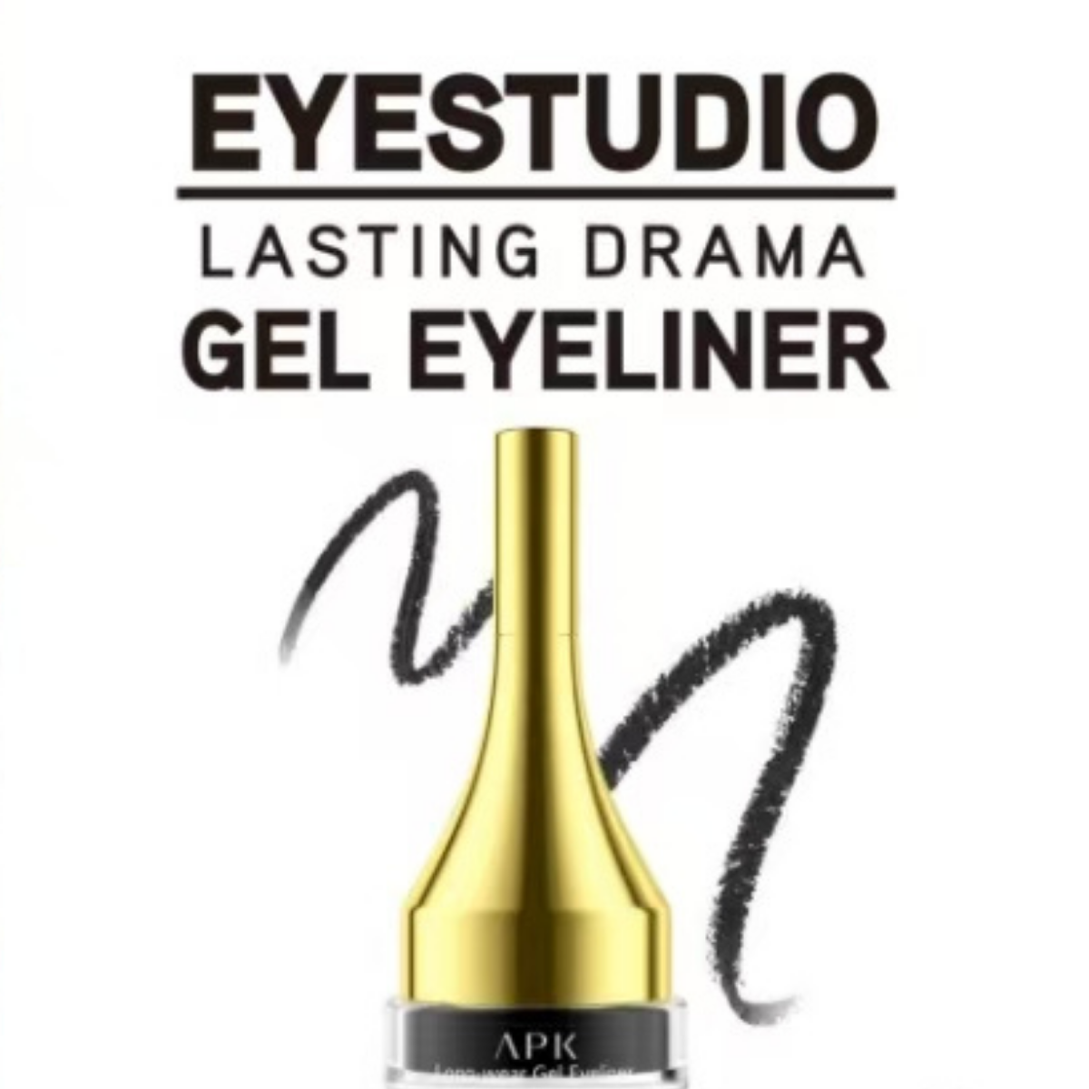 APK EyeStudio Gel Eyeliner - Waterproof 24-Hour Lasting Drama Eyeliner