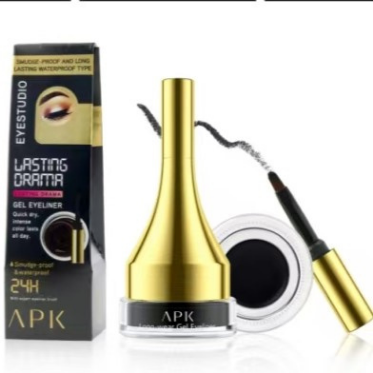 APK EyeStudio Gel Eyeliner - Waterproof 24-Hour Lasting Drama Eyeliner