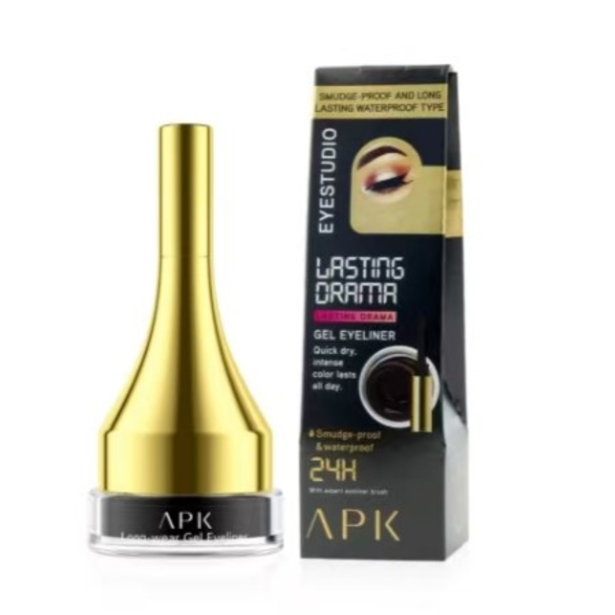 APK EyeStudio Gel Eyeliner - Waterproof 24-Hour Lasting Drama Eyeliner
