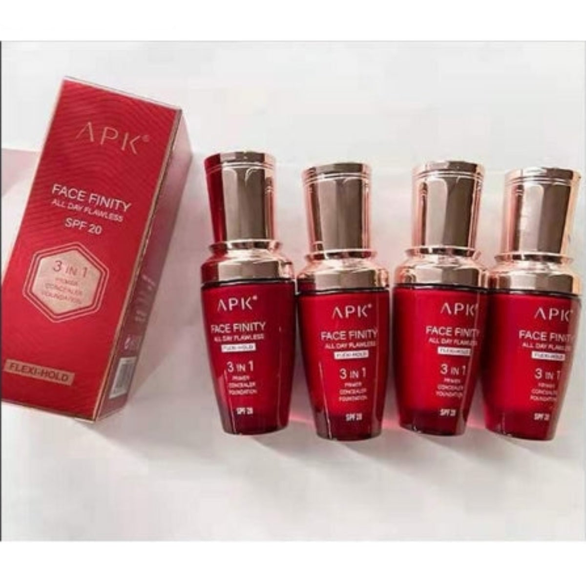 APK Face Finity All Day Flawless Primer Concealer Foundation | All Day Flawless Finish
