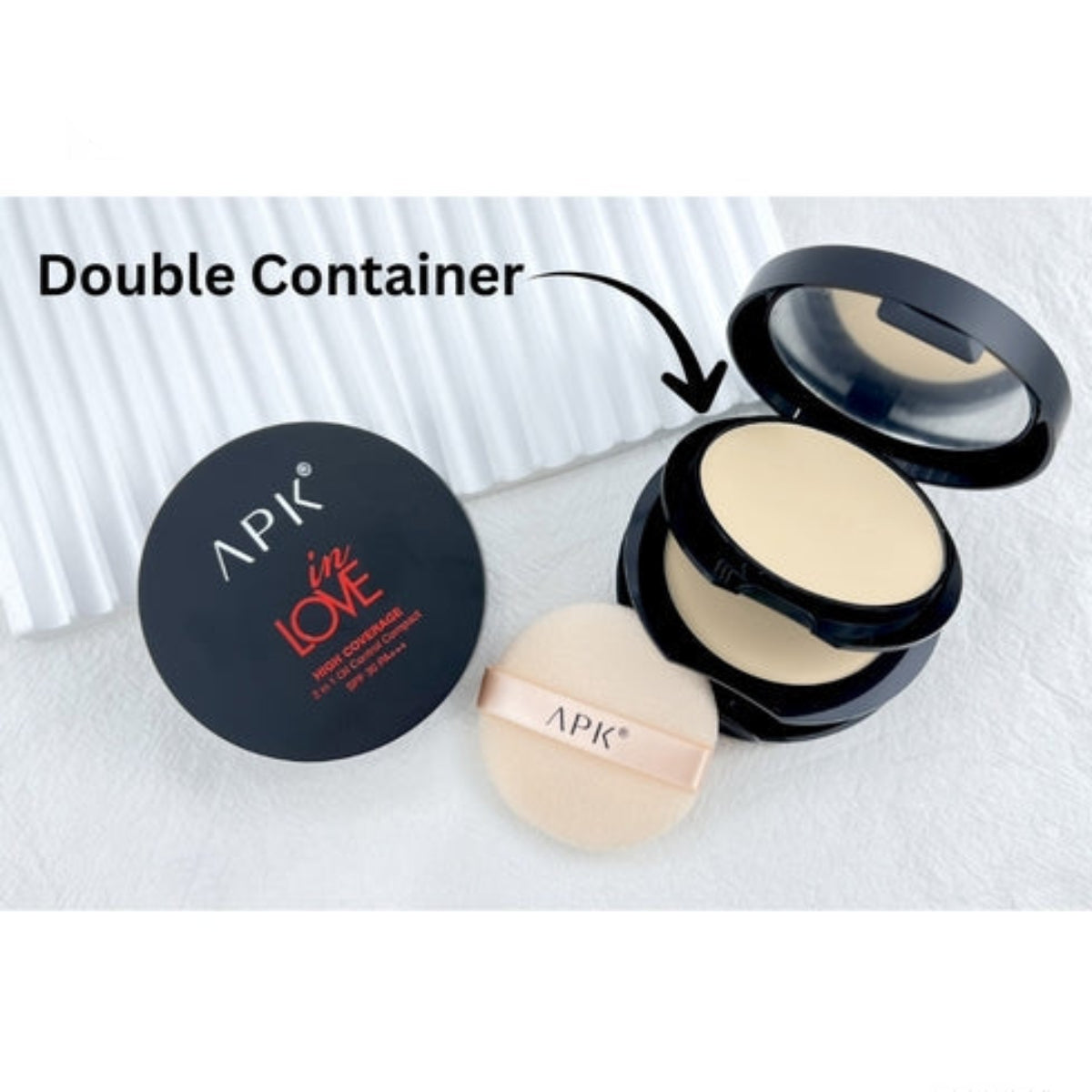 APK Full Coverage 2-in-1 Oil Control Compact Powder SPF30 PA++