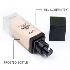 APK Full Coverage 2-in-1 Foundation and Concealer – Moisturizing, Long-Lasting