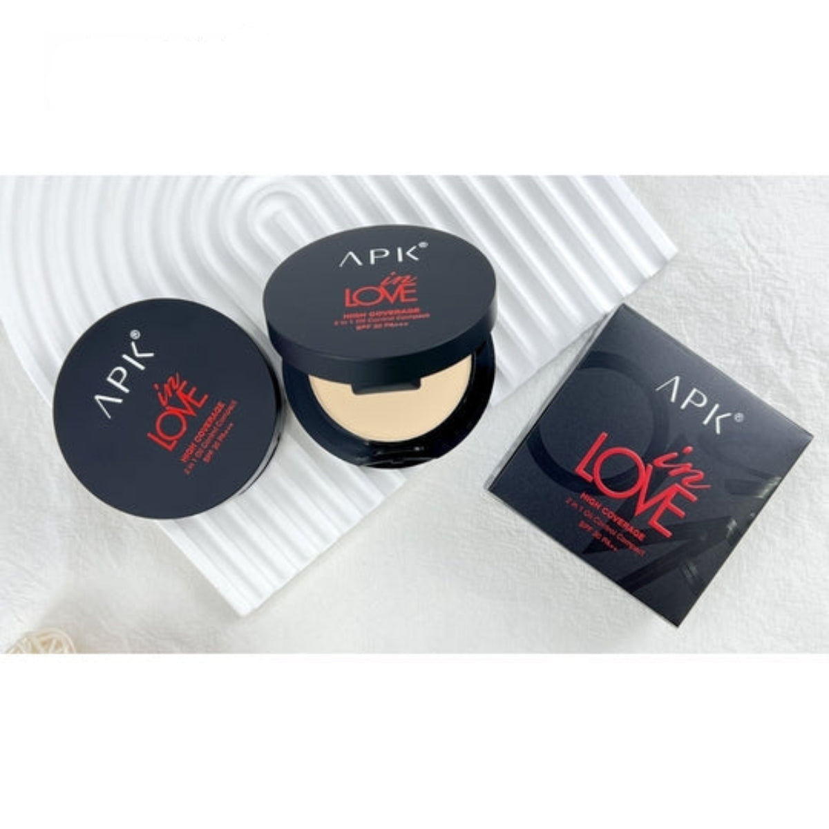 APK Full Coverage 2-in-1 Oil Control Compact Powder SPF30 PA++