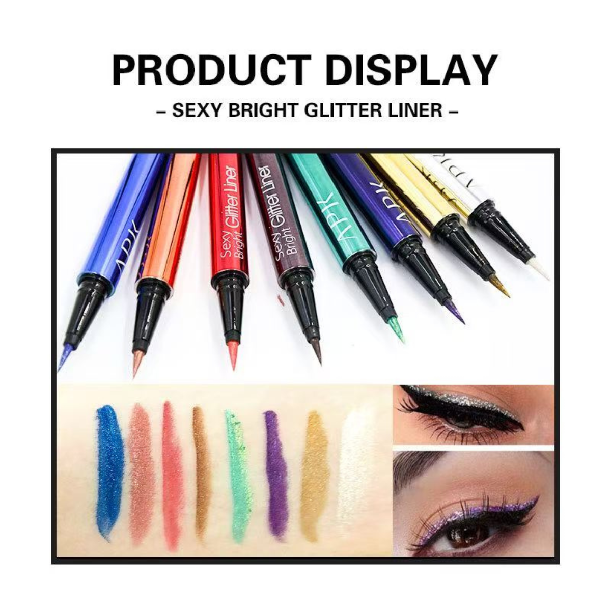 APK Glitter Eyeliner – Waterproof, Long-Lasting