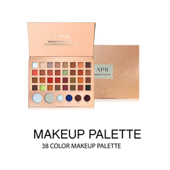 APK 38 Colors Makeup Palette – Matte, Shimmer and Glitter