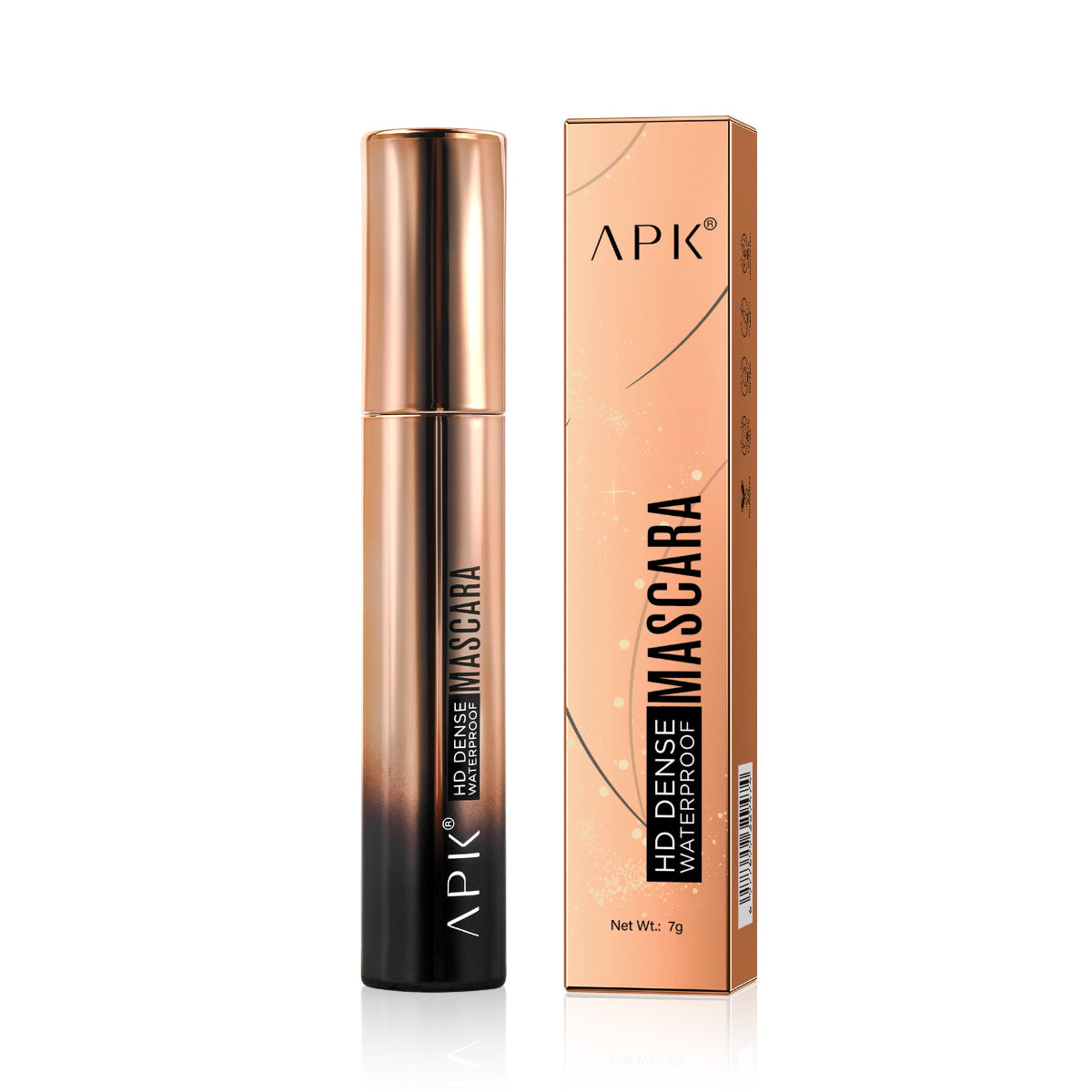 APK HD Dense Waterproof Mascara - Long Lasting and Smudge-Proof
