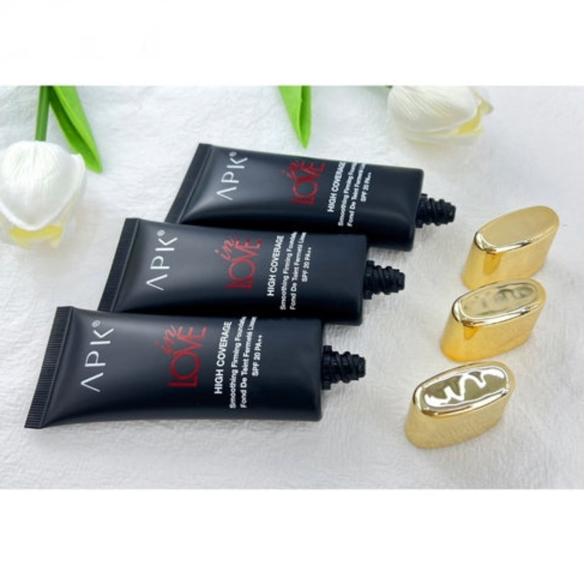 APK High Coverage Smoothing Firming Foundation SPF 20 PA++ – Matte, Long Lasting