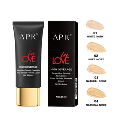 APK High Coverage Smoothing Firming Foundation SPF 20 PA++ – Matte, Long Lasting