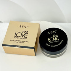 APK Light Crystal Mineral Loose Powder - Oil Control Makeup Powder