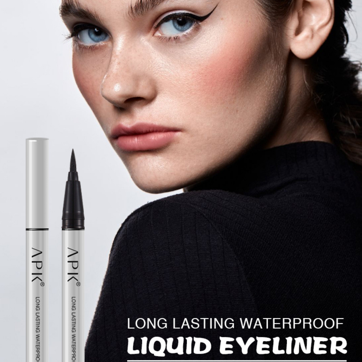 APK Liquid Eyeliner Pen - Waterproof Marker Eyeliner for Precise Lines