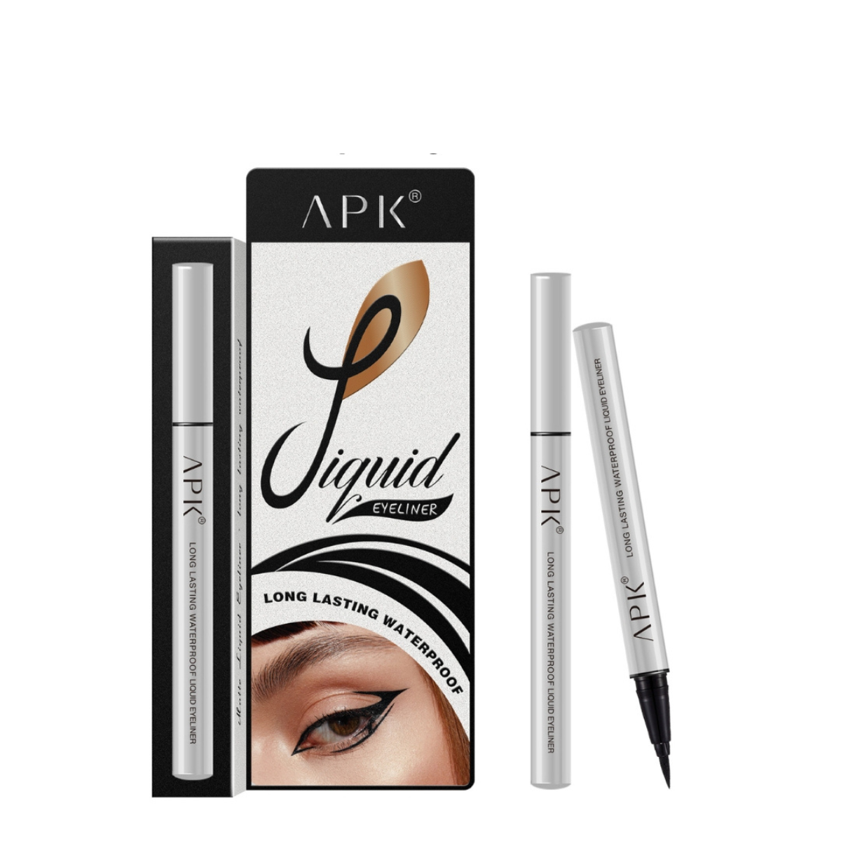 APK Liquid Eyeliner Pen - Waterproof Marker Eyeliner for Precise Lines