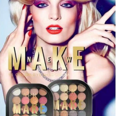APK Make 16 Color Eyeshadow Palette – Long-Lasting Vibrant Multicolor Shades