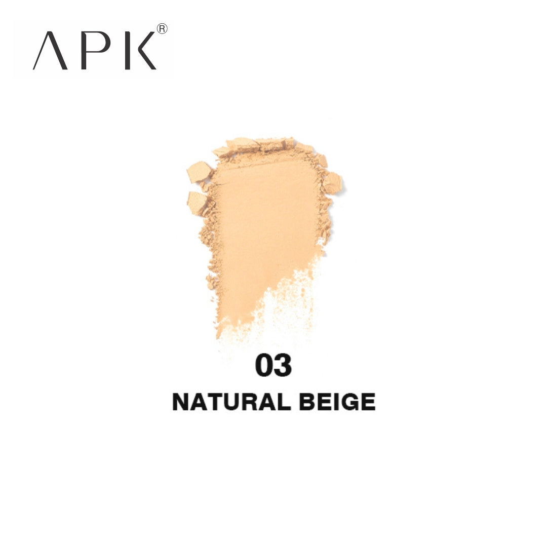 APK Matte Finish Full Coverage Oil Control Powder SPF25++