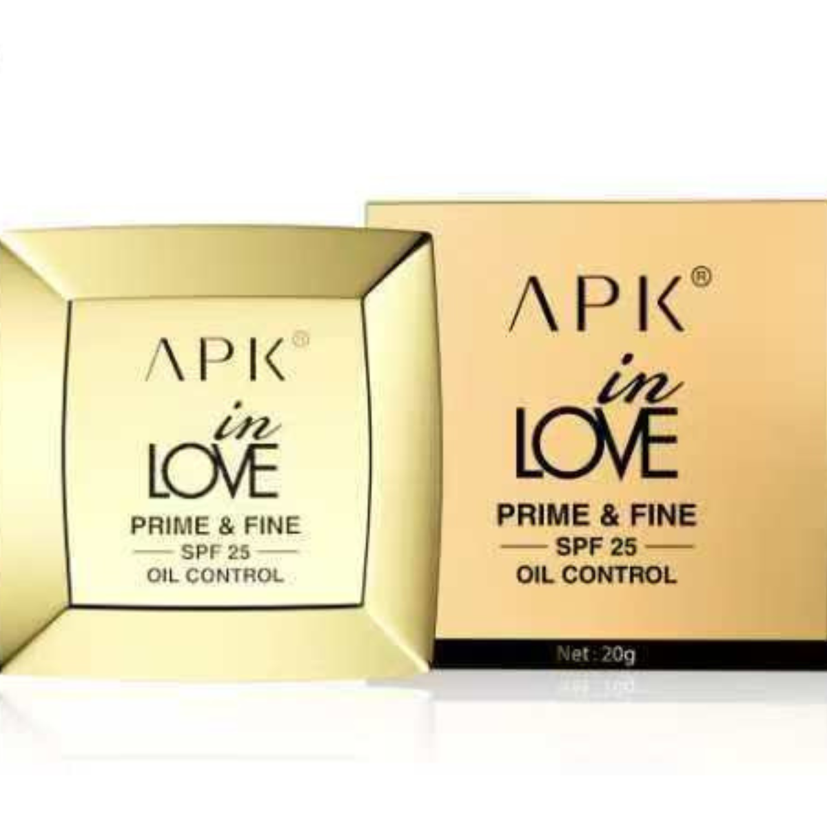 APK Prime and Fine Matte Pressed Powder – Oil Control and SPF25