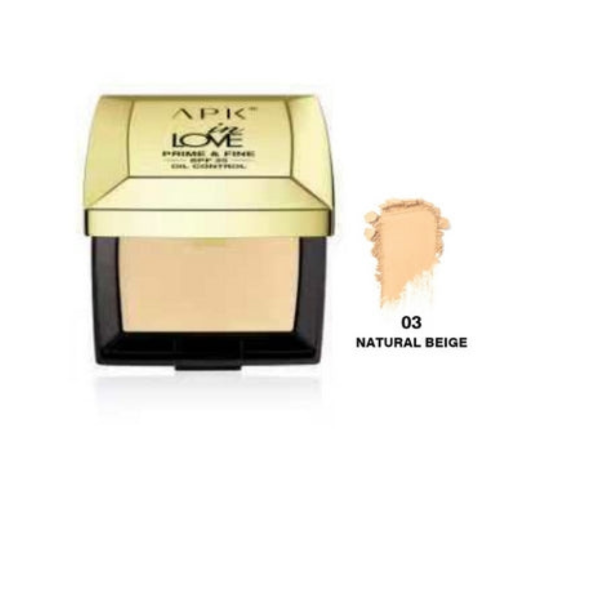APK Prime and Fine Matte Pressed Powder – Oil Control and SPF25