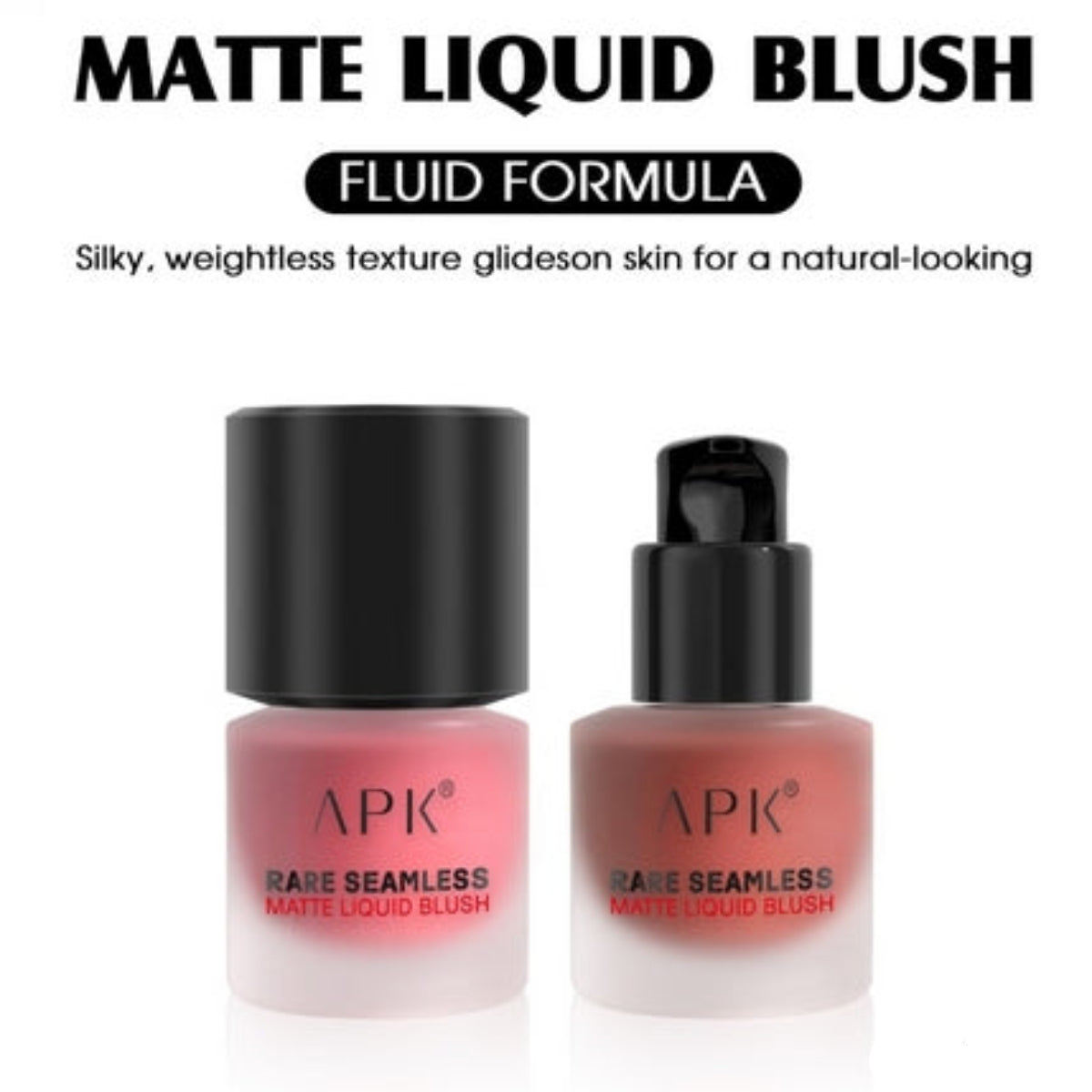 APK Rare Seamless Matte Liquid Blush | Fluid Formula | Long Lasting
