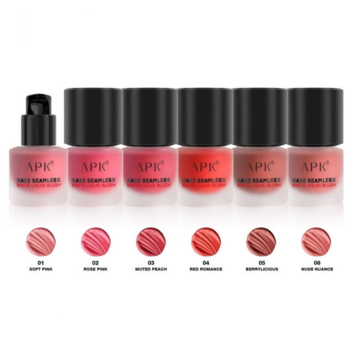 APK Rare Seamless Matte Liquid Blush | Fluid Formula | Long Lasting