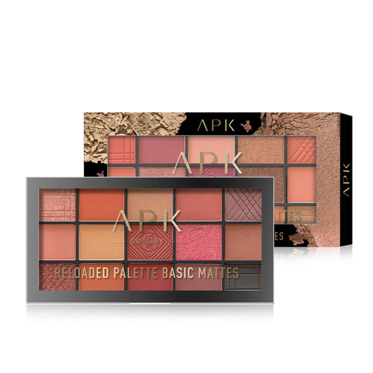 APK Reloaded Palette 15-Color Basic Mattes Eyeshadow