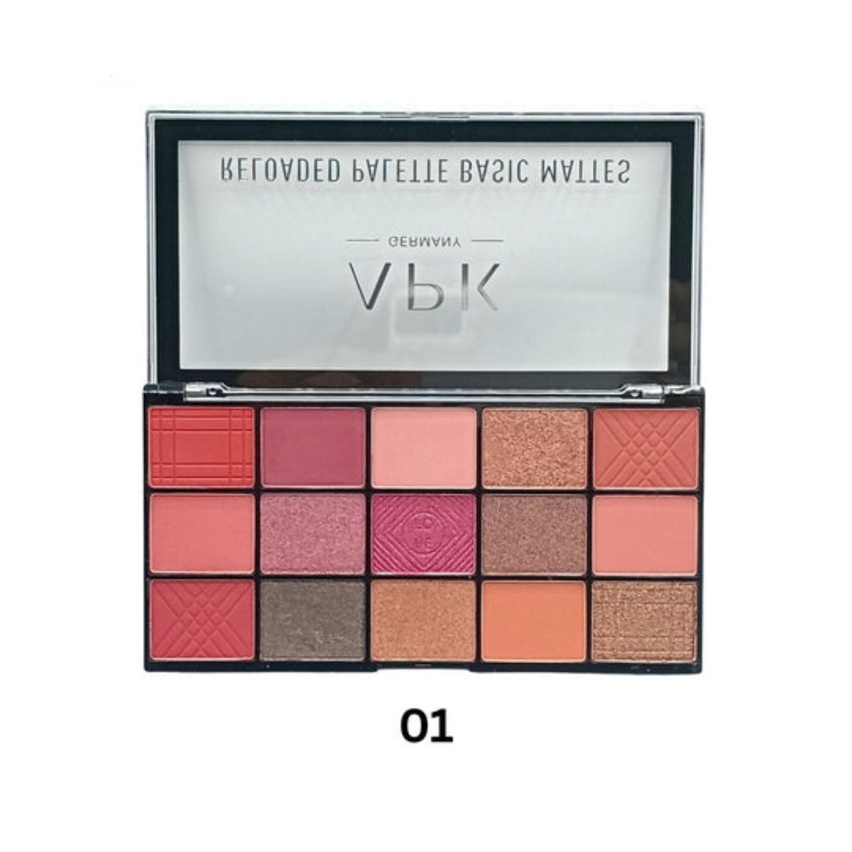 APK Reloaded Palette 15-Color Basic Mattes Eyeshadow