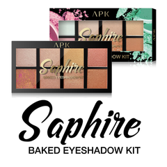 APK Sapphire 8 Color Baked Eyeshadow Palette – Portable and Vibrant