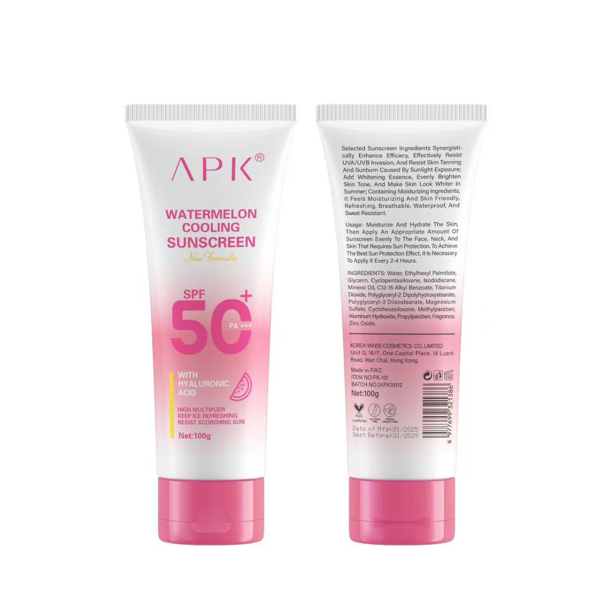 APK Sun Screen SPF 50 - Waterproof Protection